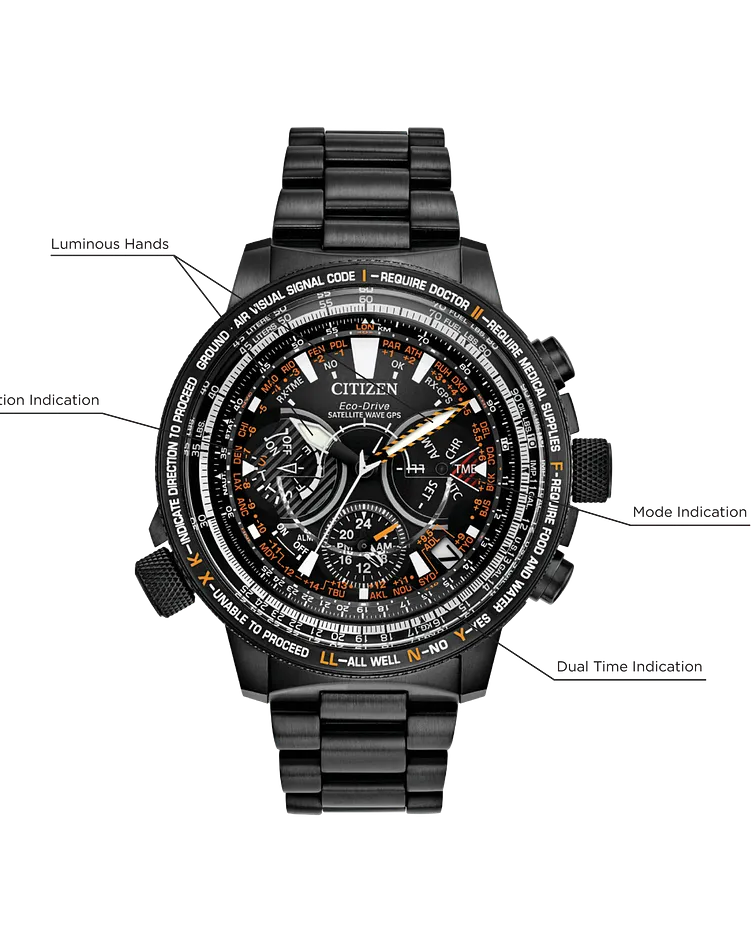 Citizen Satellite Wave GPS Eco-Drive Limited Edition Black Watch Citizen Satellite Wave GPS Eco-Drive Limited Edition Black Watch